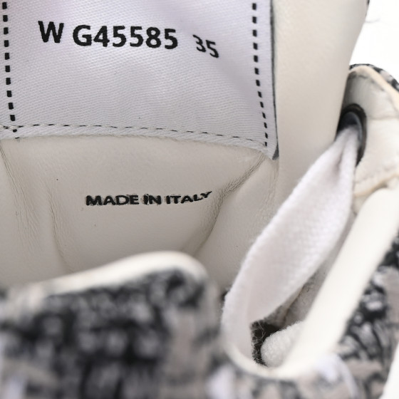 靴 CHANEL 35 CHANEL Tweed CC Sneakers 35 Grey Black 1689857 | FASHIONPHILE