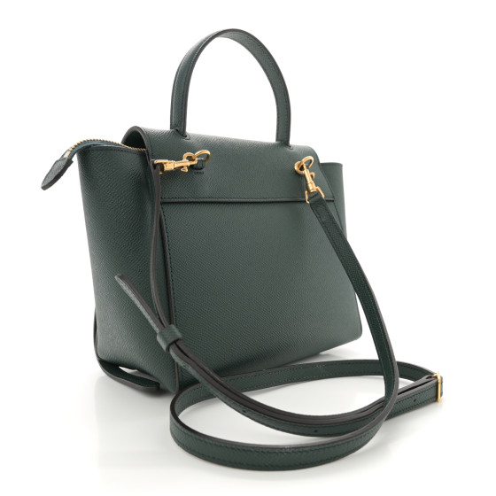 CELINE Grained Calfskin Nano Belt Bag Amazone
