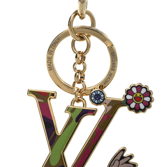 LOUIS VUITTON LV X TM Iconic Superflat Bag Charm Key Holder