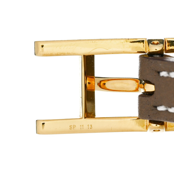 HERMES Swift Hapi Triple Tour Wrap Bracelet S Etoupe 1699321