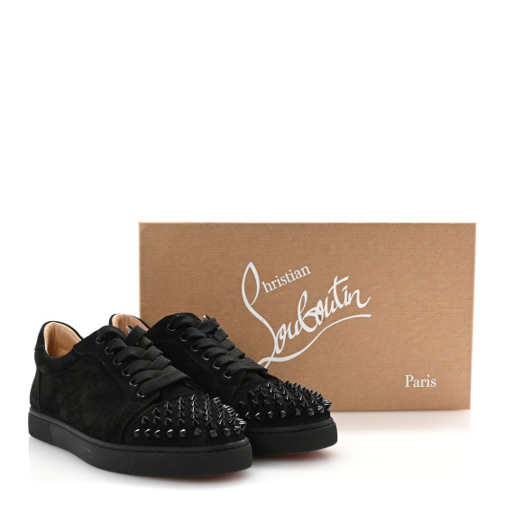 ルブタン ルイスジュニア ブラック スニーカー 38 Louis Junior - Sneakers - Calf leather - Black - Men