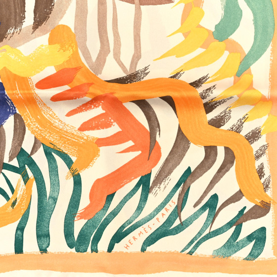 【まるでアート♪】HERMES Le Cavalier a la Trompetteスカーフ Le Cavalier a la Trompette scarf 90 | Hermès Mainland China
