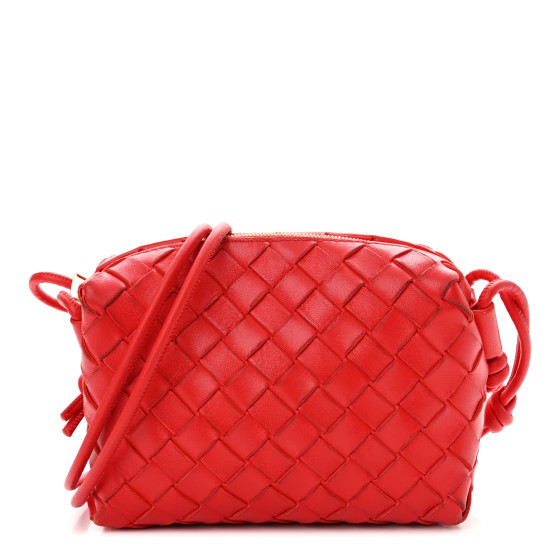 BOTTEGA VENETA Nappa Intrecciato Mini Loop Camera Bag