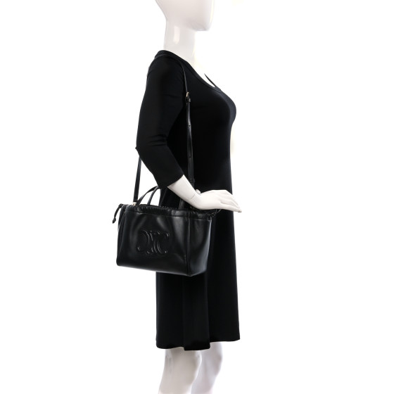 美品・ヴィンテージ【CELINE】CABAS DRAWSTRING バッグ Celine Cabas Drawstring Cuir Triomphe Tote Bag - Kaia Brand