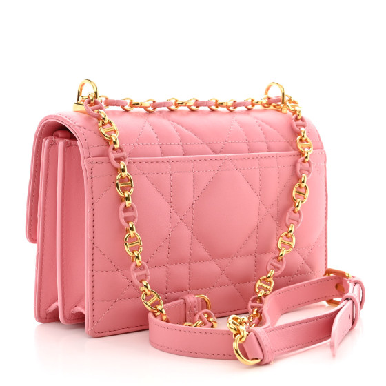 ◆Dior◆ Small Dior Caro Backpack Garnet Red Macrocannage Medium Dior Caro Backpack Powder Pink Macrocannage Lambskin