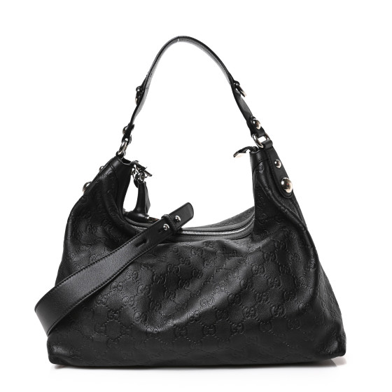 ★TOUT Y EST★ Stud Point Hobo Bag Black VB899672 HN3A3A31 GUCCI Guccissima Medium Icon Bit Hobo Black 1340377