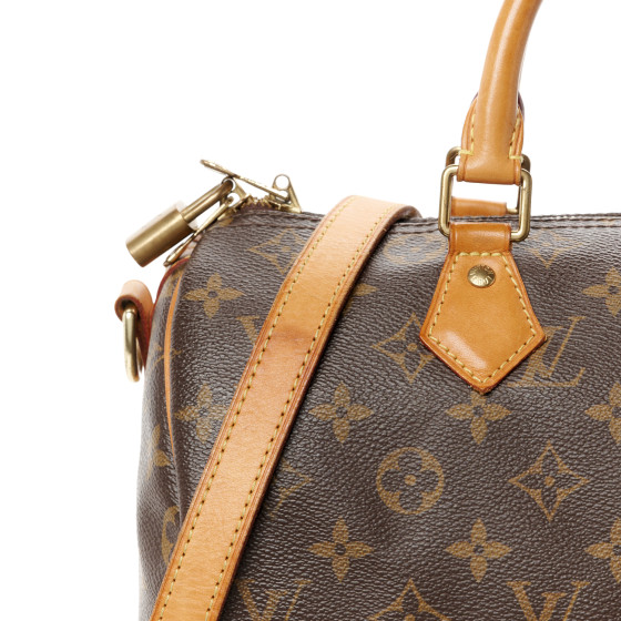 【希少】 LOUIS VUITTON Coated Canvas Speedy Bandouliere 30 Louis Vuitton Speedy Bandouliere 30 Brown Canvas (Coated