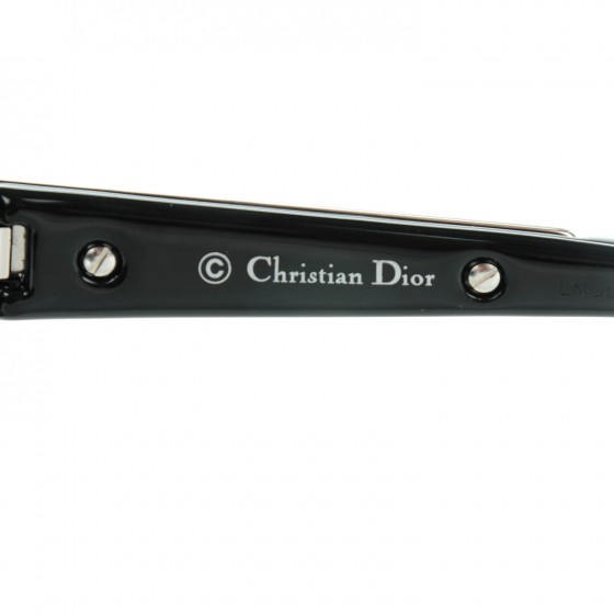 CHRISTIAN DIOR Striking Oversized Sunglasses Black 138143
