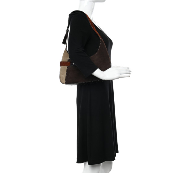 ショルダーバッグ・ポシェット SALVATORE FERRAGAMO GREY SUEDE SHOULDER BAG Salvatore Ferragamo Suede Exterior Bags & Handbags for Women