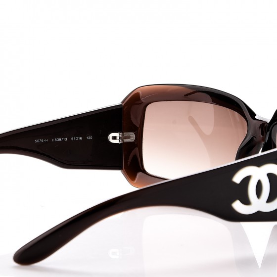 CHANEL シャネル サングラス/5076-H/ブラウン シャネル サングラス 5076-H カチューシャ パールシェル CHANEL