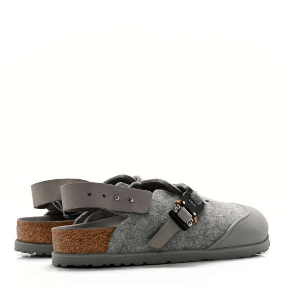 CHRISTIAN DIOR X BIRKENSTOCK Felted Wool Nubuck Calfskin