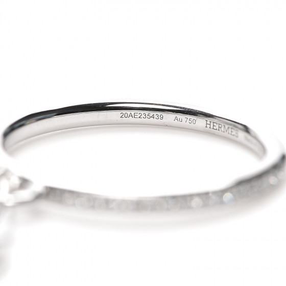 Hermes Kelly Clochette ring white gold diamonds【関税込】 Kelly Clochette ring, small model | Hermès USA