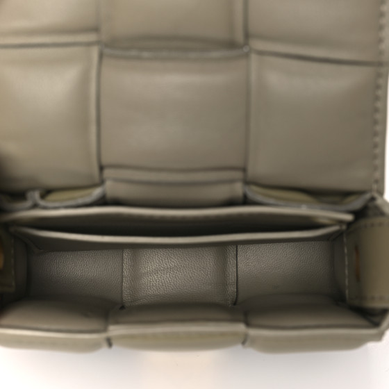 BOTTEGA VENETA Lambskin Maxi Intreccio Padded Mini Candy