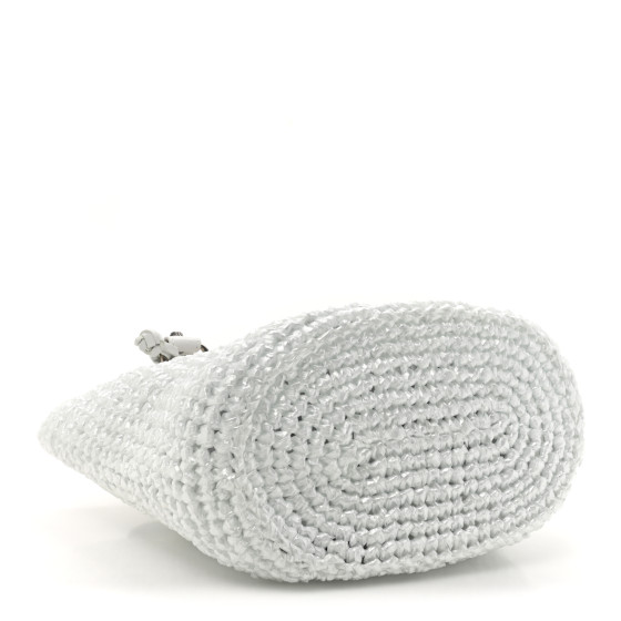 ハンドバッグ Balenciaga White Raffia Small Le Cagole Handbag Balenciaga Small Le Cagole Panier Tote Bag | White | FARFETCH