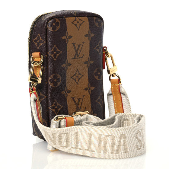 LOUIS VUITTON X NIGO Reverse Monogram Flat Double Phone