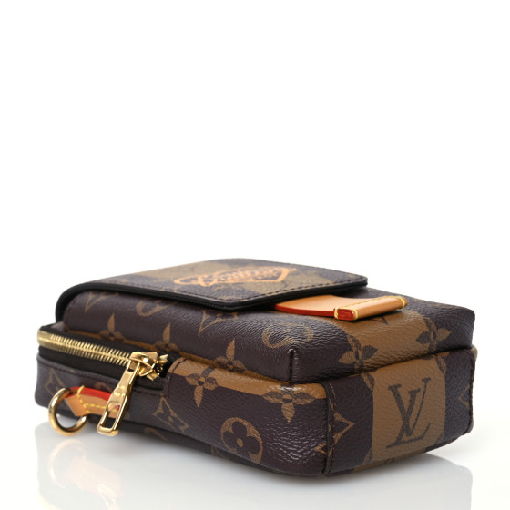 LOUIS VUITTON X NIGO Reverse Monogram Flat Double Phone