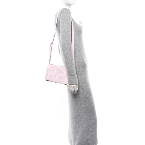 BOTTEGA VENETA Lambskin Maxi Intrecciato Cassette Crossbody