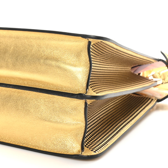 FENDI X VERSACE Vitello Laminato Nappa Perforated Fendace FF