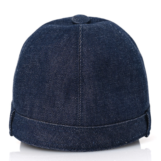 HERMES デニム レザー　キャップ 57 HERMES デニム レザー キャップ 57 帽子
