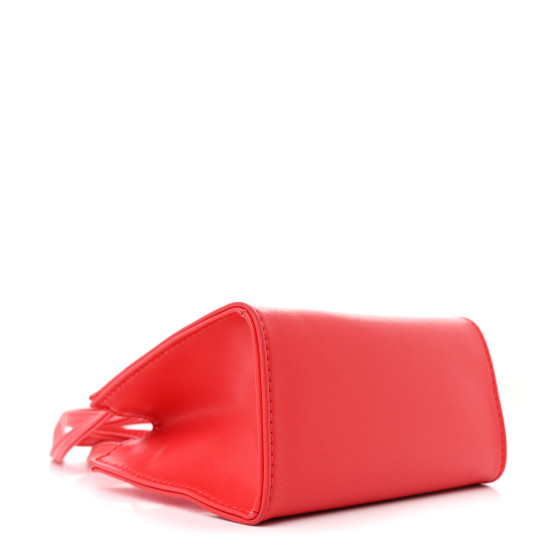 TELFAR Vegan Leather Small Shopping Bag Red 1646959