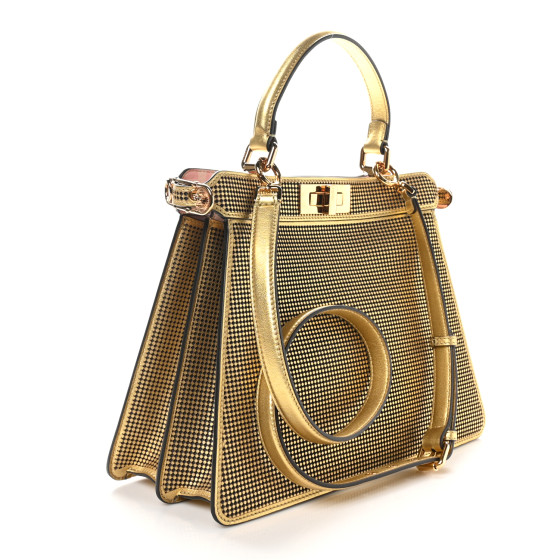 FENDI X VERSACE Vitello Laminato Nappa Perforated Fendace FF