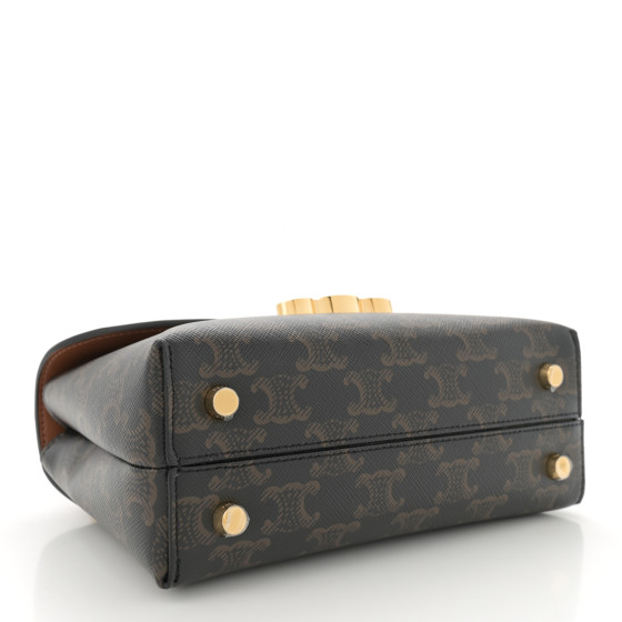 CELINE Triomphe Canvas Teen Nino Tan 1644925 | FASHIONPHILE