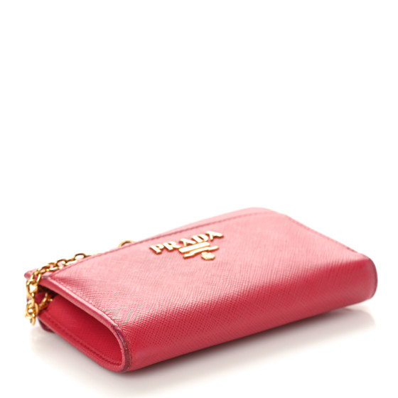 PRADA SAFFIANO キーケースPEONIA PRADA Saffiano Metal Zip Around Key Holder Peonia 1526676