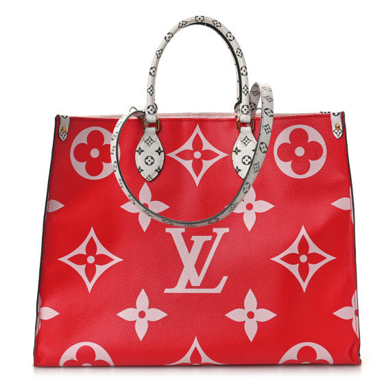 LOUIS VUITTON Monogram Giant Onthego GM Rouge Rose 1523441