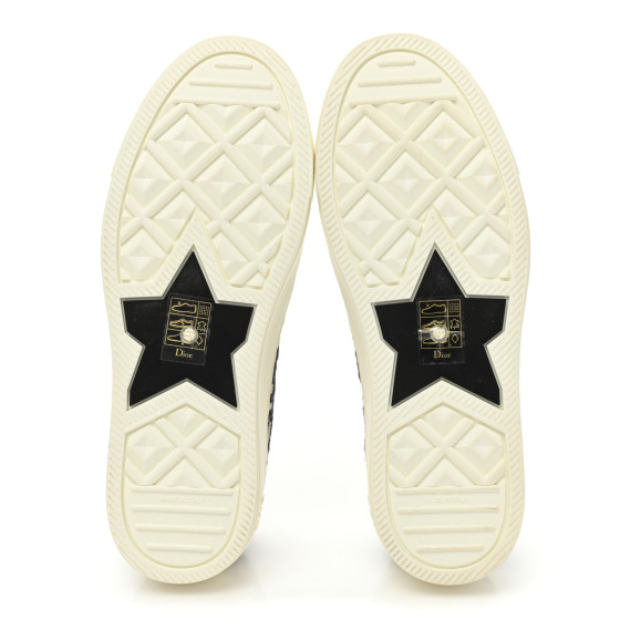 CHRISTIAN DIOR Canvas Oblique Walk'N'Dior Low Top Sneakers