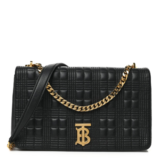 BURBERRY Lambskin Quilted Lola Bag Black 1342787 | FASHIONPHILE