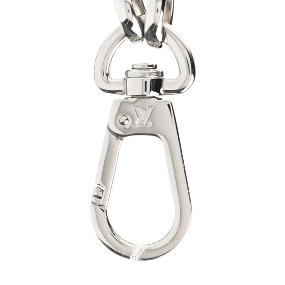 LOUIS VUITTON Metal Chain Shoulder Strap Silver 1143890
