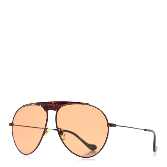 red gucci aviator sunglasses
