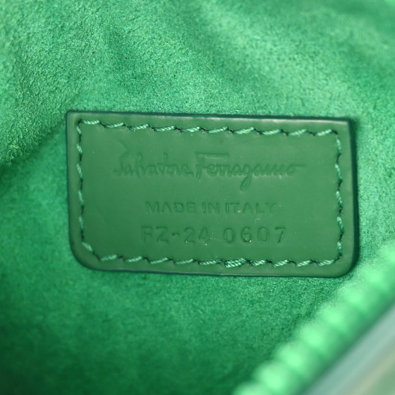 バッグ・カバンその他 Ferragamo Crossbody bags Green Double Gancini East-West crossbody bag - Women | Ferragamo