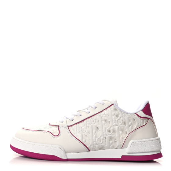 新品未使用Christian Dior Dior Lucky Sneaker White Crinkled Patent Calfskin | DIOR