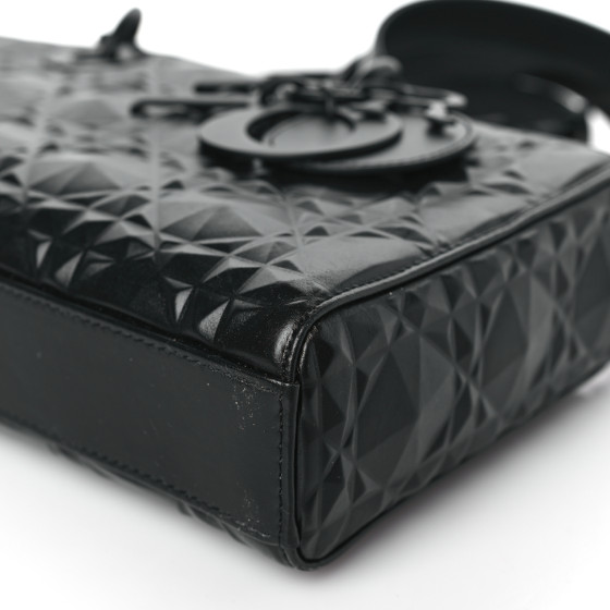 Dior - black diamond999 CHRISTIAN DIOR Calfskin Cannage Diamond Medium Lady D-Joy