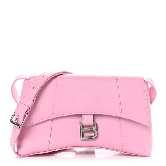 [Balenciaga] GG80101BC◆ Downtown XS-Candy Pink BALENCIAGA Semi Shiny Smooth Calfskin XS Downtown Shoulder