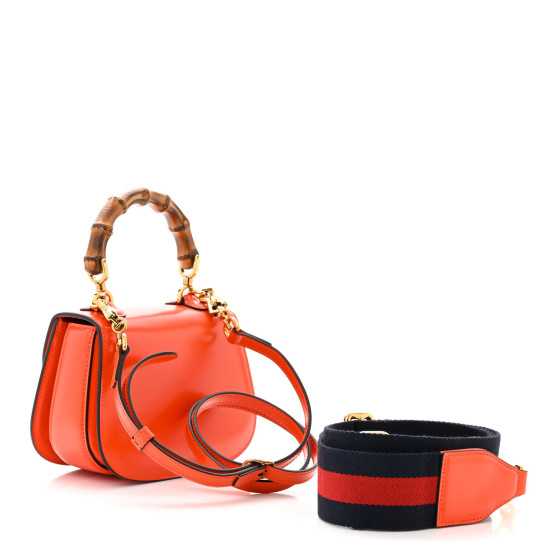 GUCCI Boarded Dyana Lux Calfskin Web Mini Bamboo 1947 Top