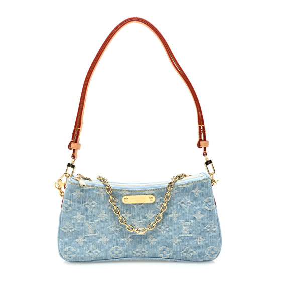 入手困難★希少♪【LOUIS VUITTON】Liv Pochette Sky Blue Denim LOUIS VUITTON Monogram Denim Liv Pochette Sky Blue 1505120