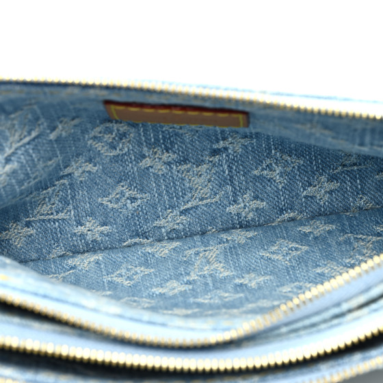 入手困難★希少♪【LOUIS VUITTON】Liv Pochette Sky Blue Denim new LIV Pochette in sky blue denim 🩵 $2,350 #denim
