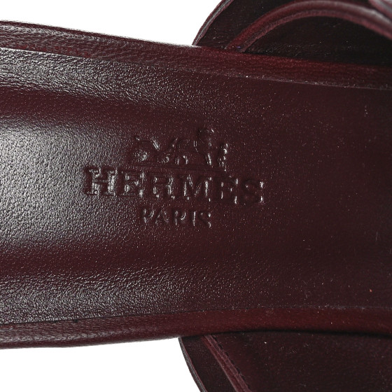 サンダル・ミュール HERMES Sandali Hanna 95 HERMES Hannah 95 Sandals Size 36H Leather Black | eBay