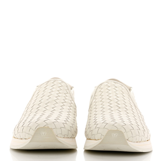 BOTTEGA VENETA Nappa Intrecciato Mens Slip On Sneakers 44