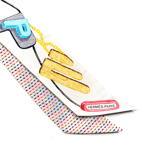 〈同時購入のお品〉ツイリー2本セット CHEVALOSCOPE NEONエルメス エルメス ツイリー Chevaloscope Neon シュヴァロスコープ