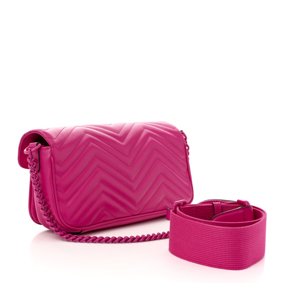 [nuuanu ] / ☆ Doppio Bag / Magenta Miu Miu Fuchsia Matelasse Leather Double Zip Crossbody Bag