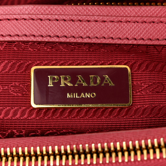 PRADA Saffiano Mini Galleria Double Zip Tote Tamaris 1632914