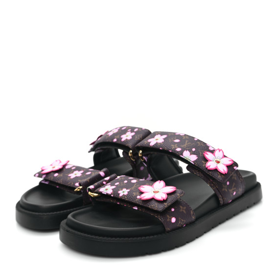 LOUIS VUITTON LV X TM Monogram LV Sunset Flat Comfort Mule