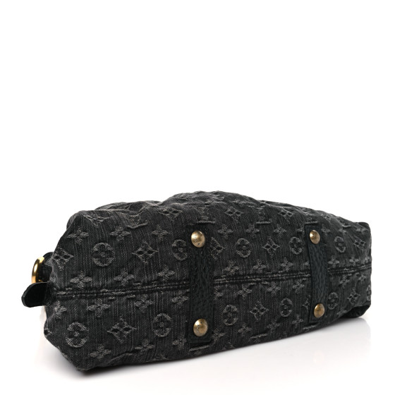 LOUIS VUITTON Denim Neo Cabby MM Black 1627940 | FASHIONPHILE