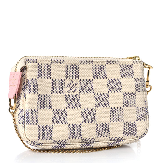 LOUIS VUITTON Damier Azur 2018 Christmas Animation Mini