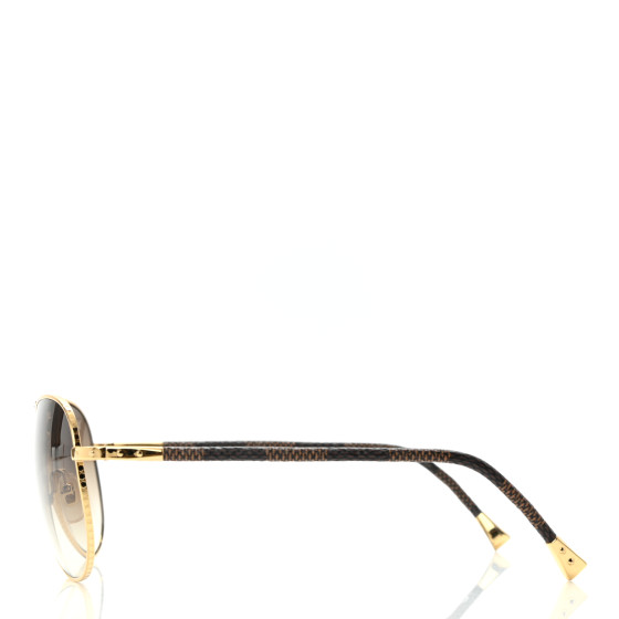 LOUIS VUITTON Damier Ebene Conspiration Pilote Aviator
