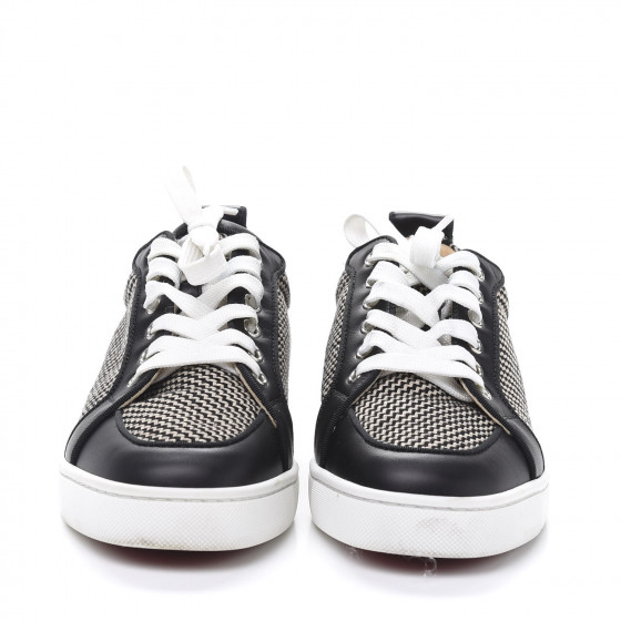 CHRISTIAN LOUBOUTIN Calfskin Wool Zig Zag Womens Rantulow