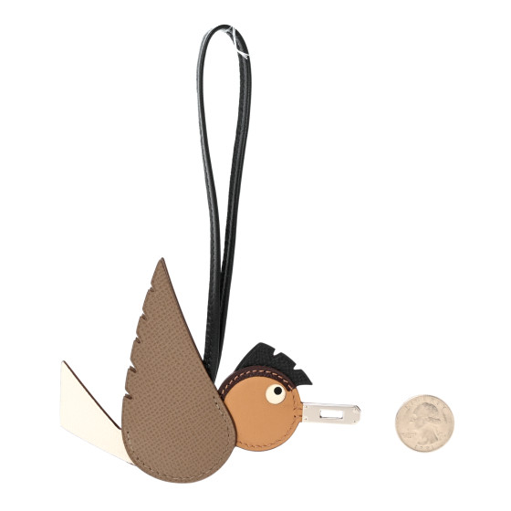 入手困難◆送料込【HERMES】Birdy Charm Epsom Mysore SwiftMilo Hermes Multicoloured Ostrich Epsom Swift Birdy Bag Charm